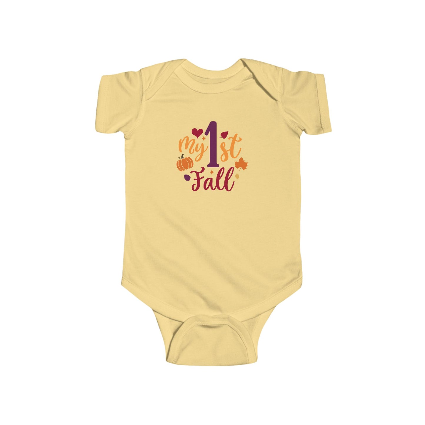 My 1st Fall Infant Bodysuit — Cute Thanksgiving/Autumn Baby Onesie