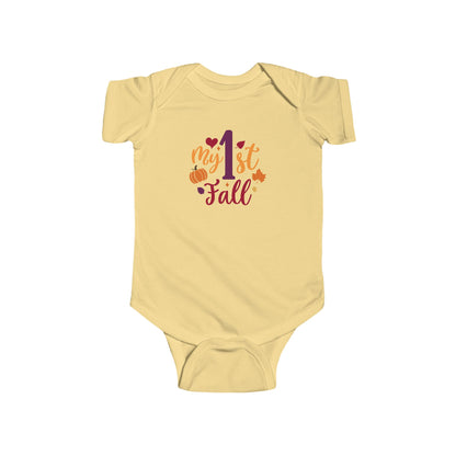 My 1st Fall Infant Bodysuit — Cute Thanksgiving/Autumn Baby Onesie