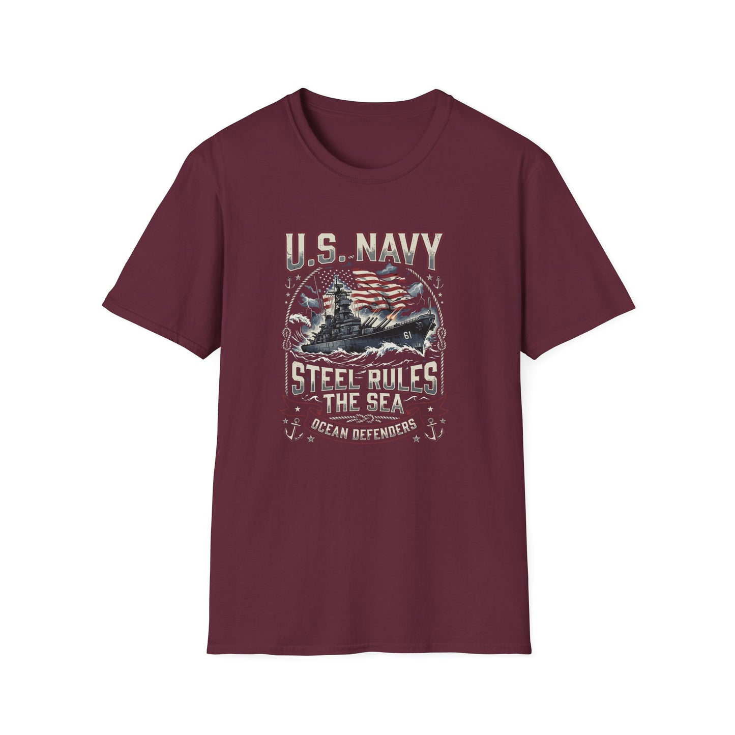 U.S. Navy Steel Rules the Sea T-Shirt