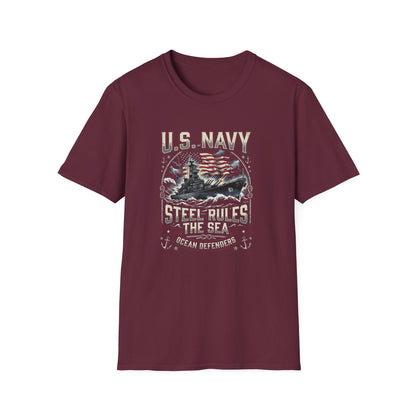 U.S. Navy Steel Rules the Sea T-Shirt