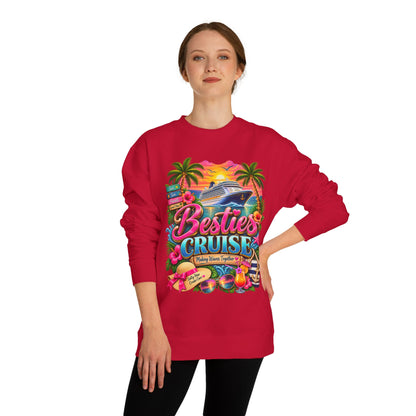Besties Cruise Sweatshirt - Tropical Girls' Cruise Crewneck