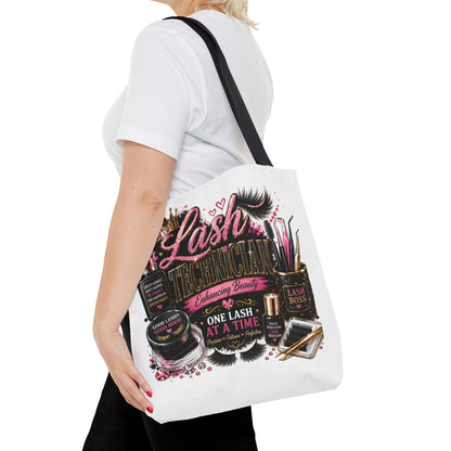 Lash Technician Tote Bag – 'One Lash at a Time' Beauty Cosmetics Canvas Tote