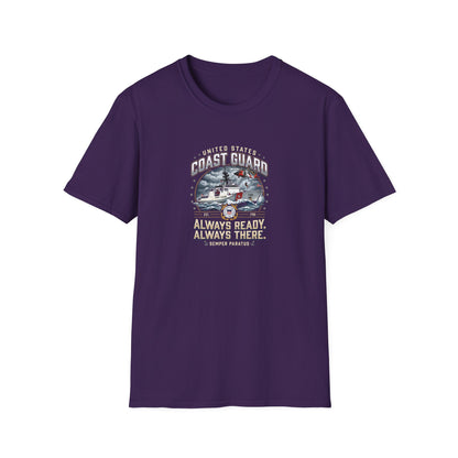 Coast Guard Rescue Always Ready, Always There T-shirt