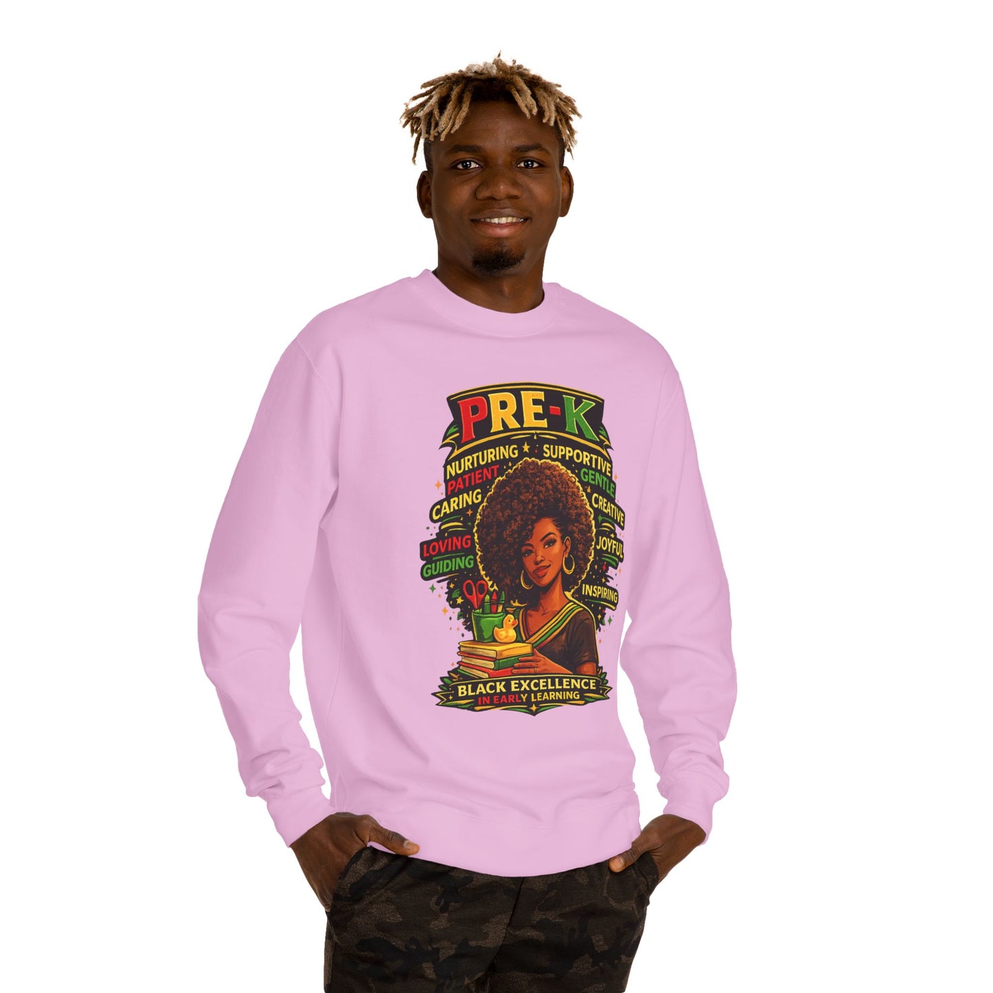 PRE-K Black Excellence Sweatshirt — Nurturing Early Learning Crewneck