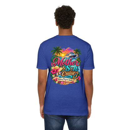 Mother & Son Cruise T-Shirt — Tropical Family Vacation Graphic Tee