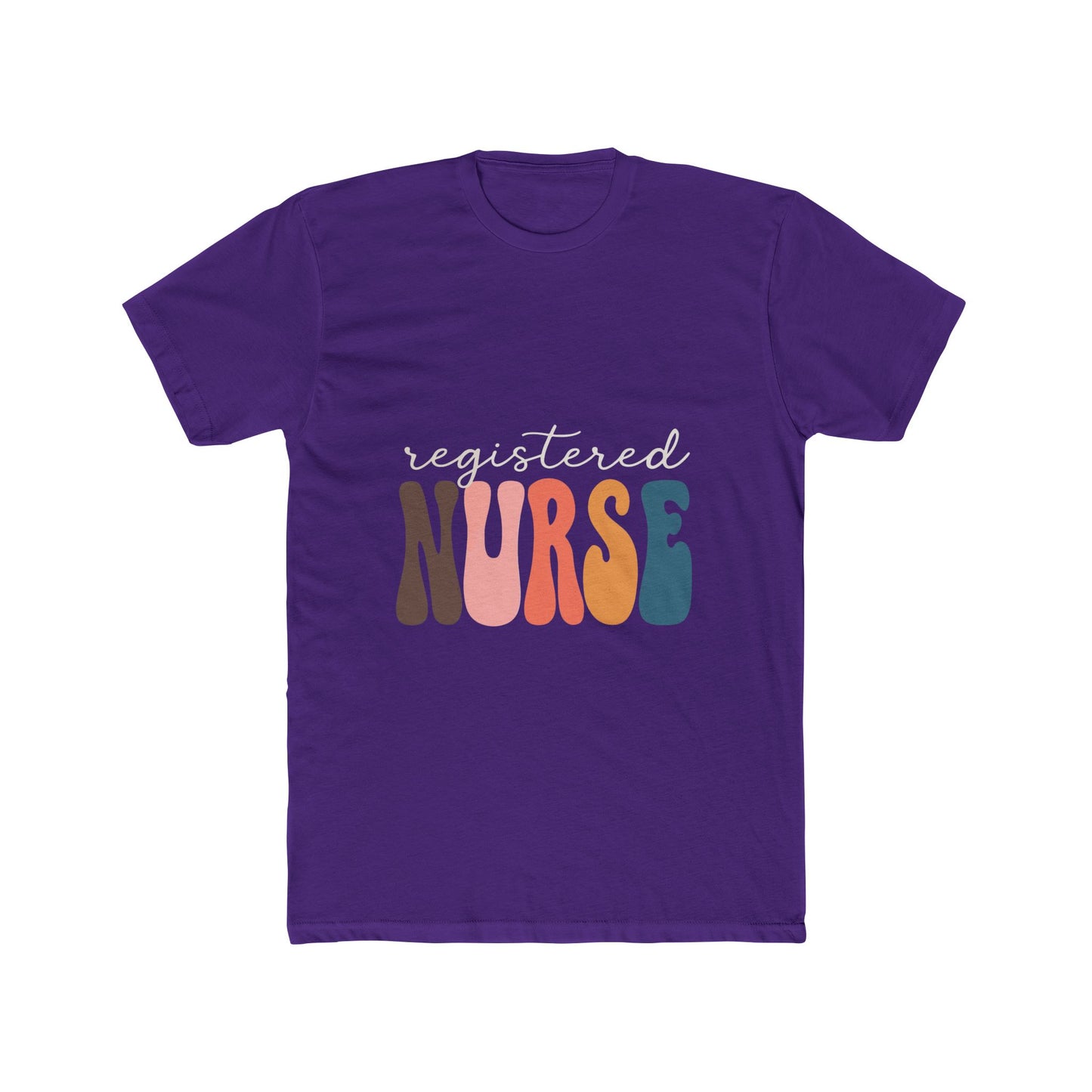 Nurse Retro Bubble Letter T-Shirt