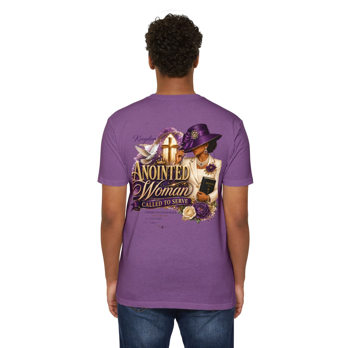 Anointed Woman T-Shirt — "Called to Serve" Christian Faith Tee