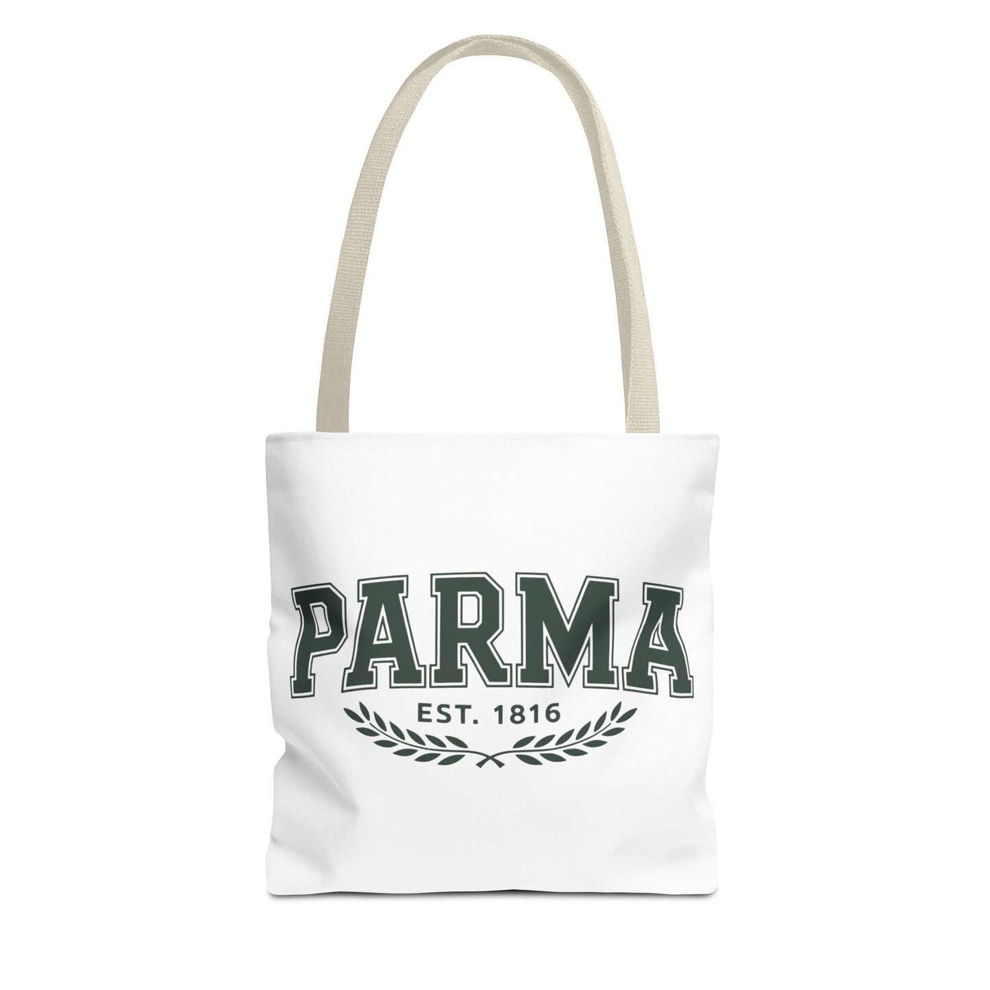 Parma Est. 1816 Tote Bag — Vintage Collegiate Canvas Tote