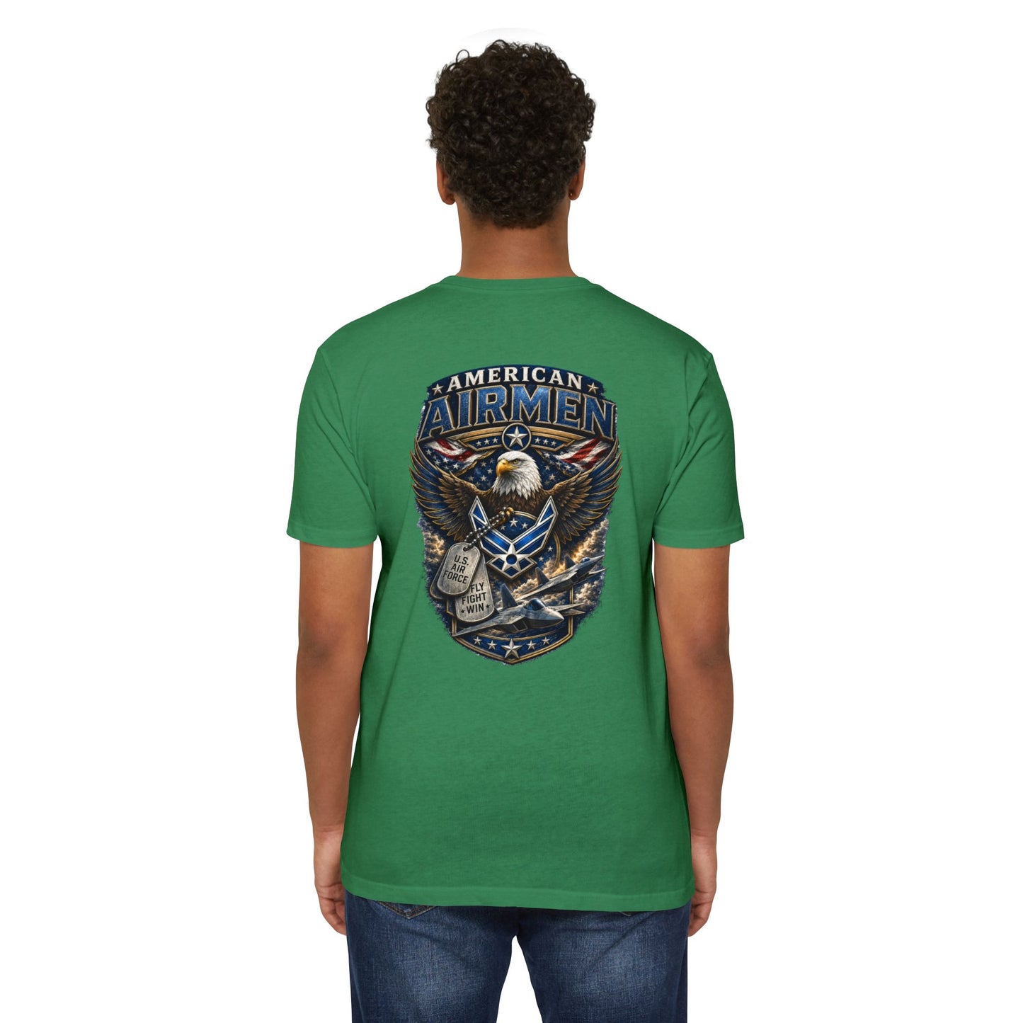 American Airmen Eagle T-Shirt — Patriotic USA Air Force Graphic Tee