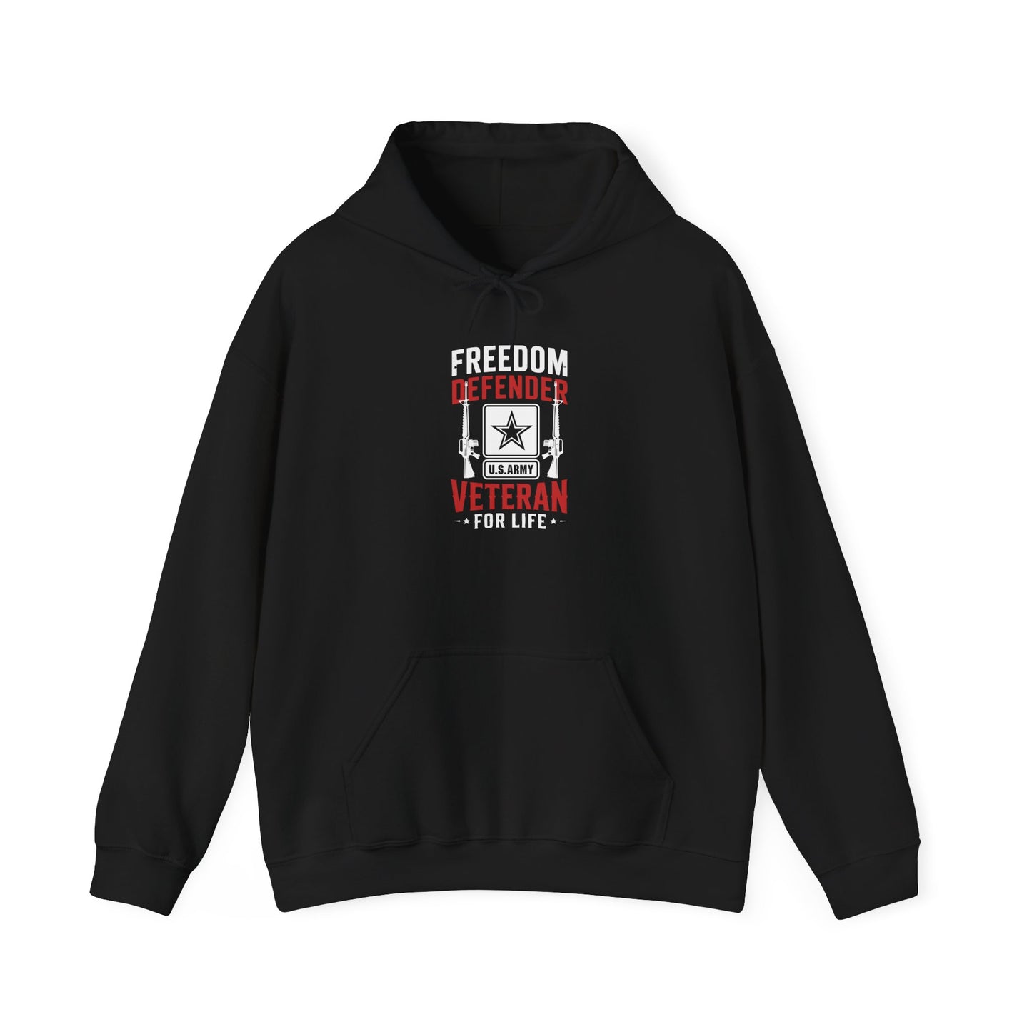 Freedom Defender Veteran For Life Hoodie