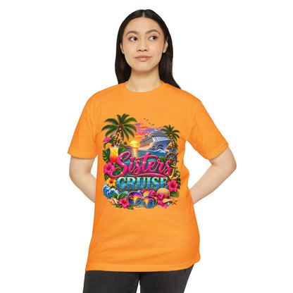 Sisters Cruise T-Shirt — Tropical Vacation Graphic Tee