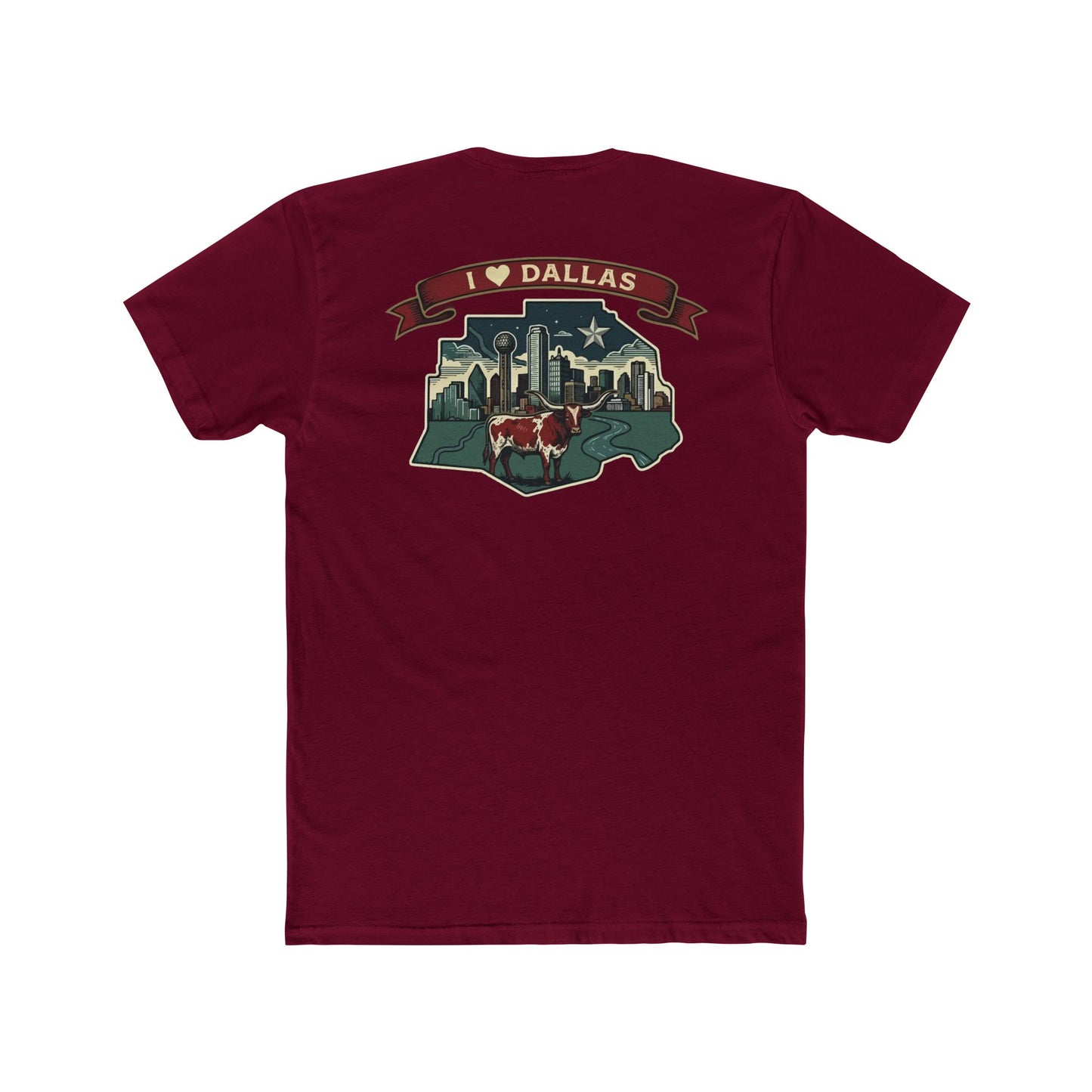 I Heart Dallas Tee — Vintage Dallas Skyline T-Shirt