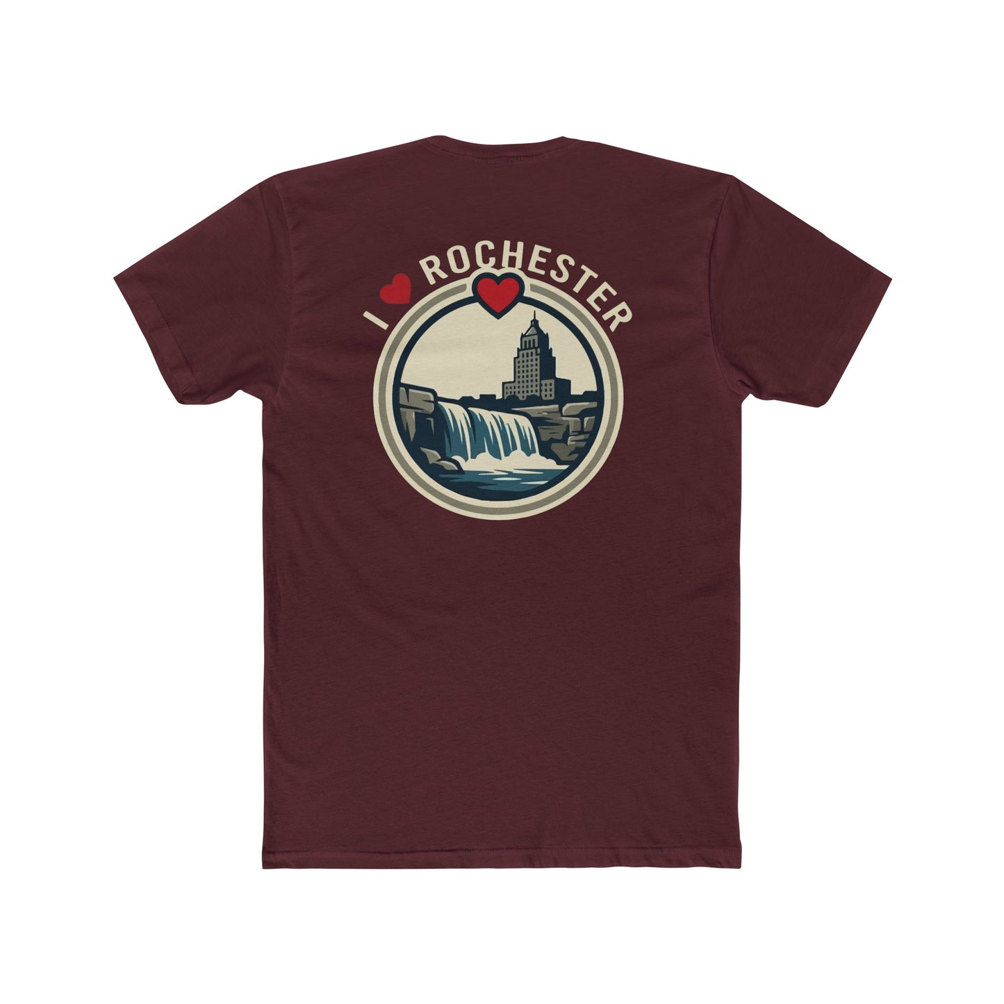 Rochester Heart Graphic Tee — I  Rochester Cityscape T-Shirt