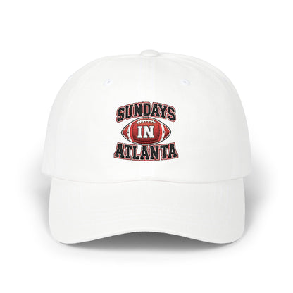 Sundays in Atlanta Dad Cap — Vintage Football Script Hat