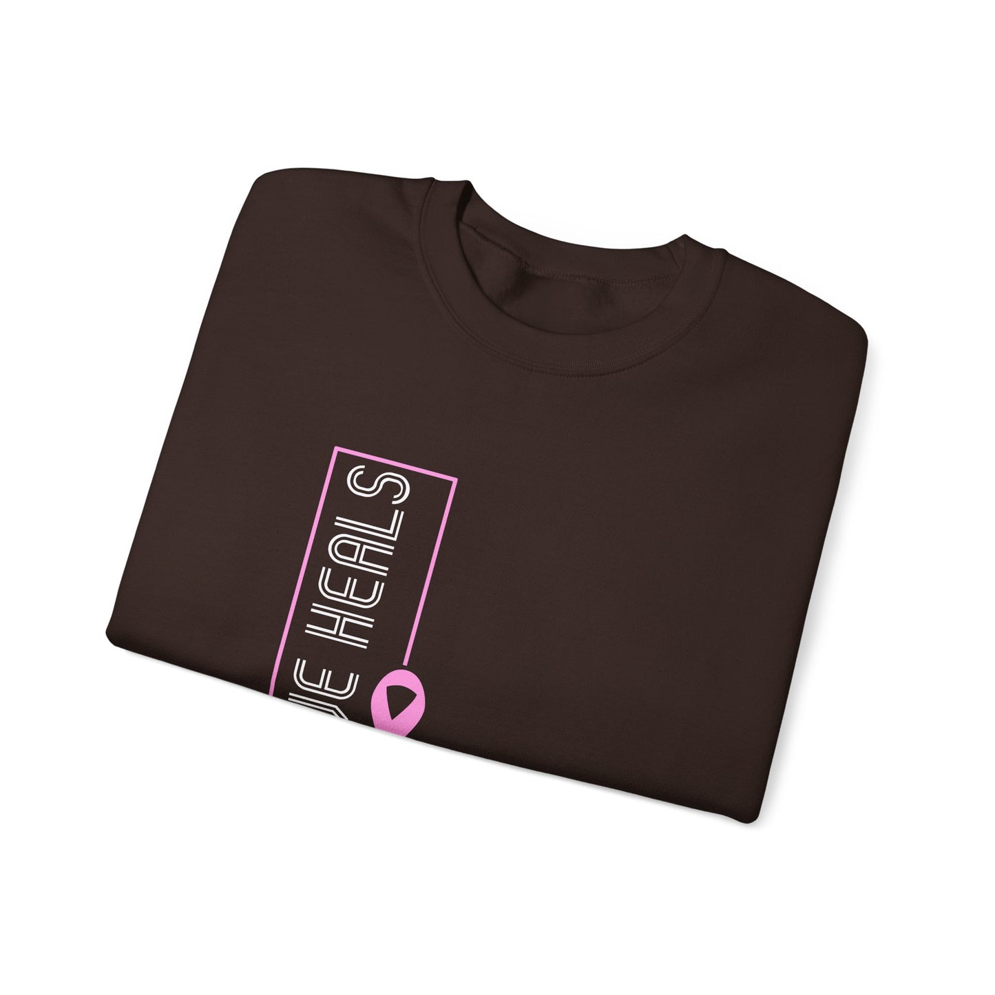 Love Heals Pink Ribbon Sweatshirt