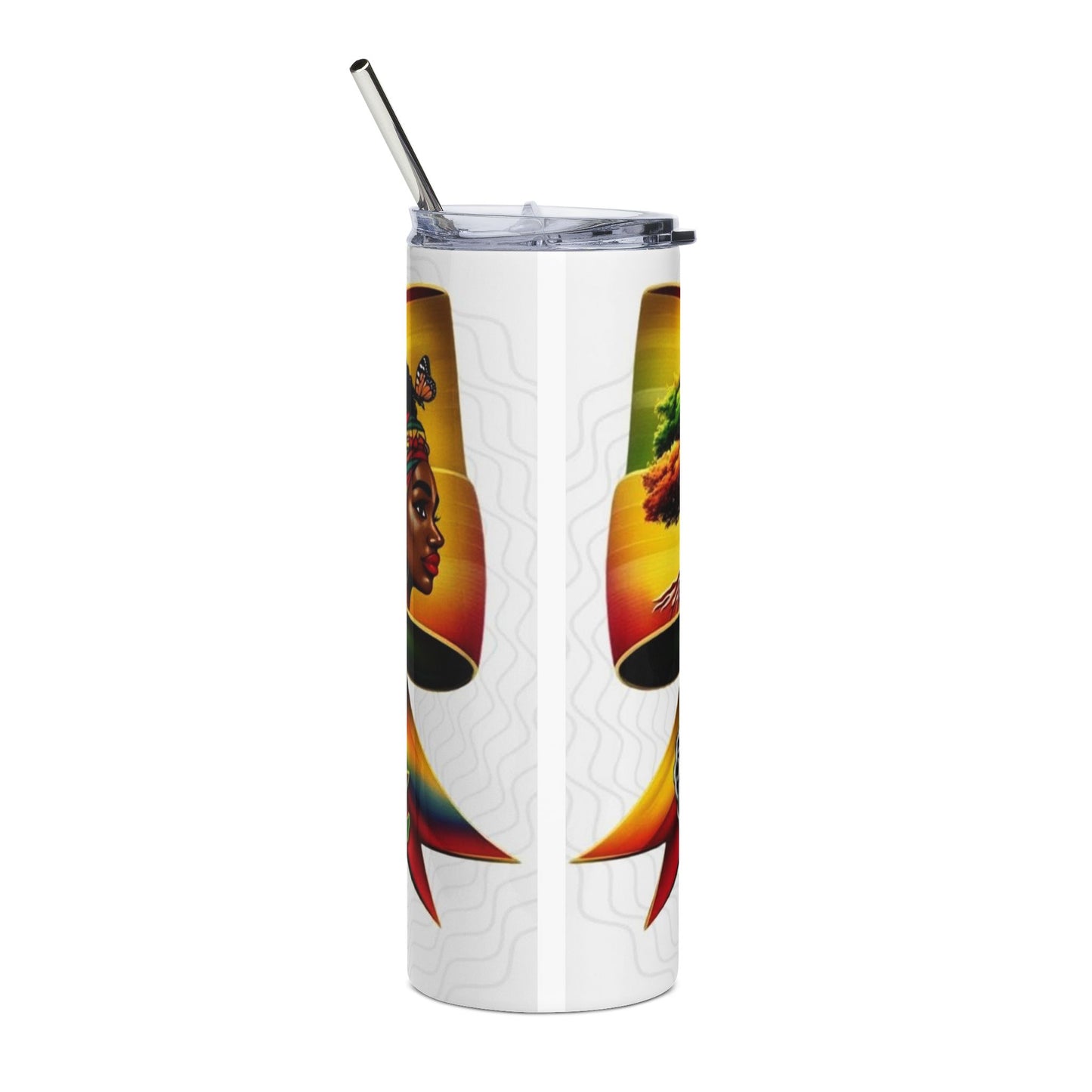 Black History Celebration Stainless Steel Tumbler — 20oz