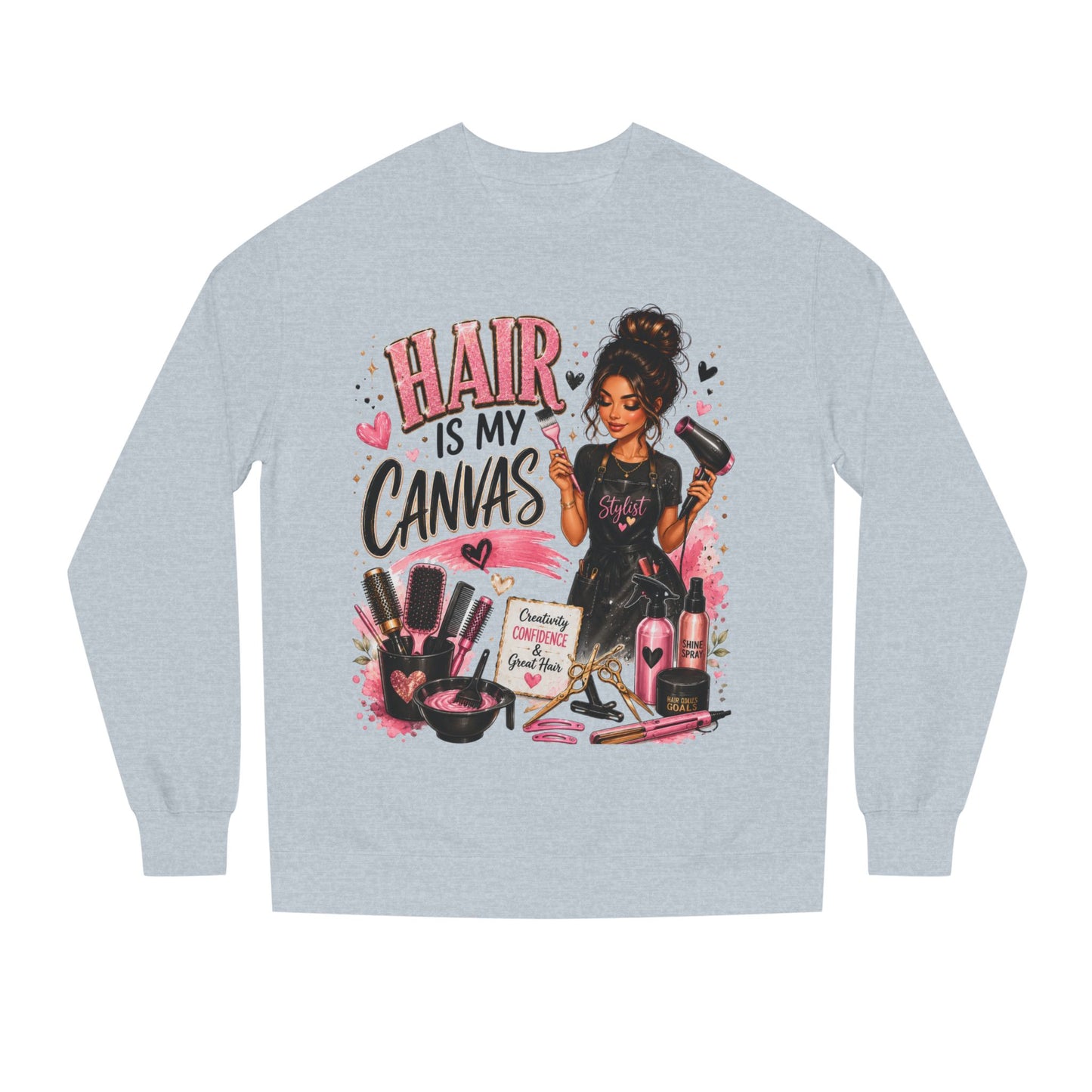 Hair Is My Canvas Sweatshirt