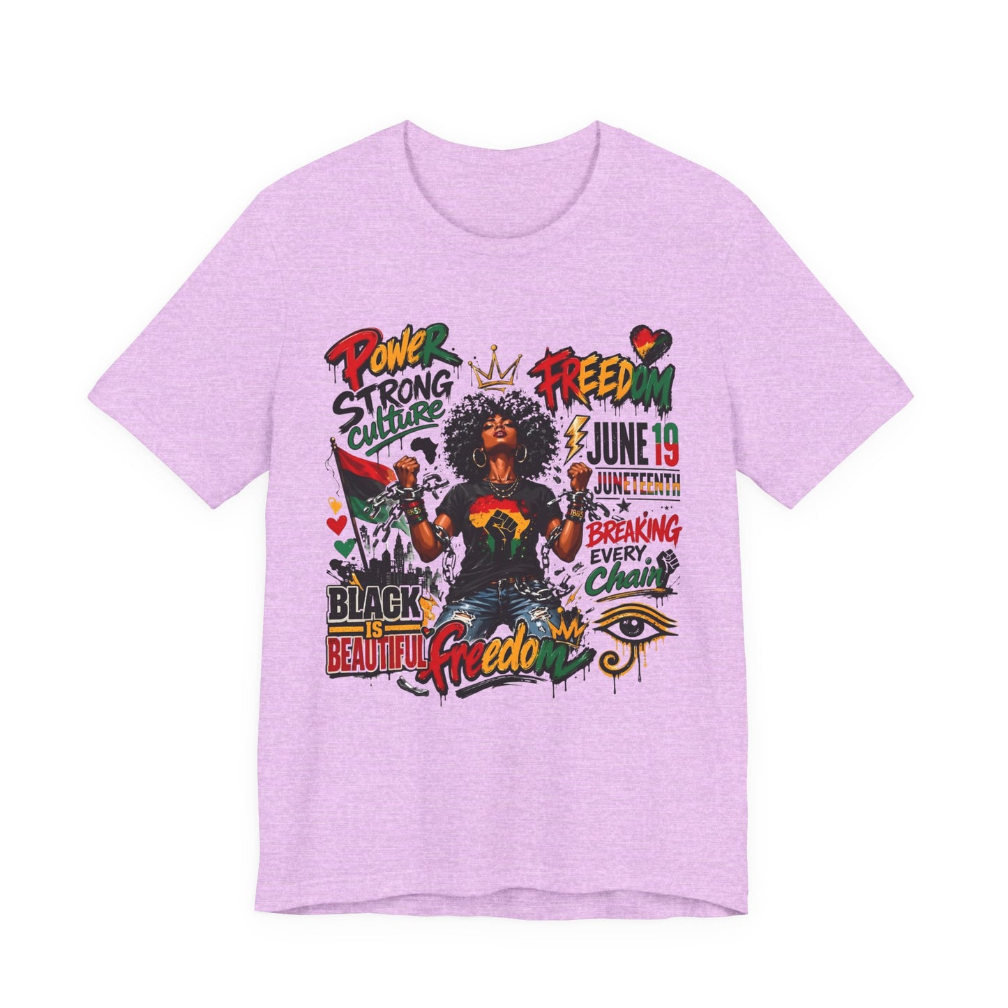 Juneteenth Freedom T-Shirt — Black Is Beautiful Graphic Tee