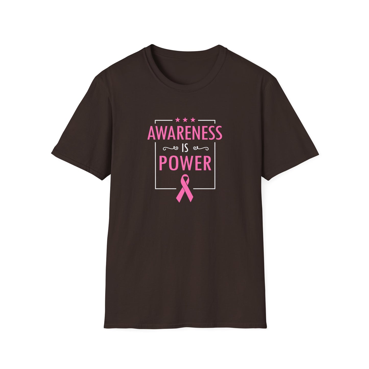 Awareness Is Power Breast Cancer Awareness T-Shirt
