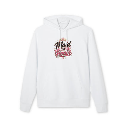 Maid of Honor Hoodie — Floral Bridal Party Sweatshirt