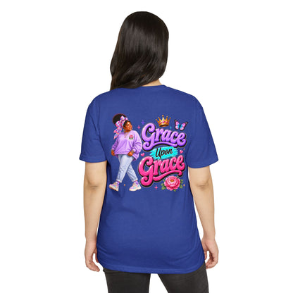 Grace Upon Grace T-Shirt — Inspirational Girl Faith Tee