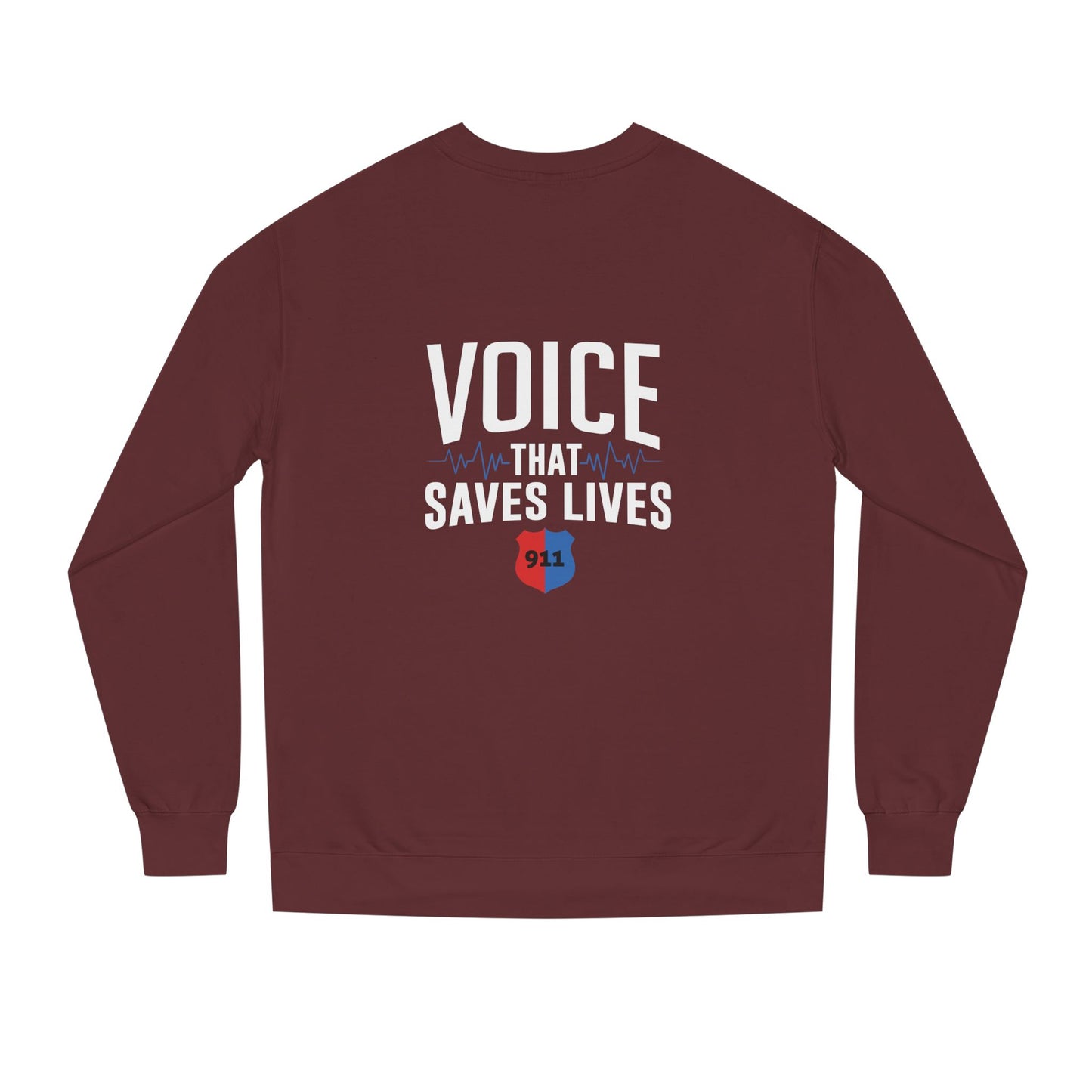 Voice That Saves Lives Sweatshirt — 911 Dispatcher Tribute Crewneck