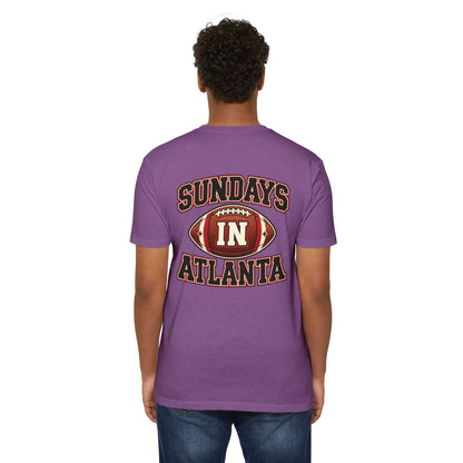 Sundays in Atlanta Football T-Shirt