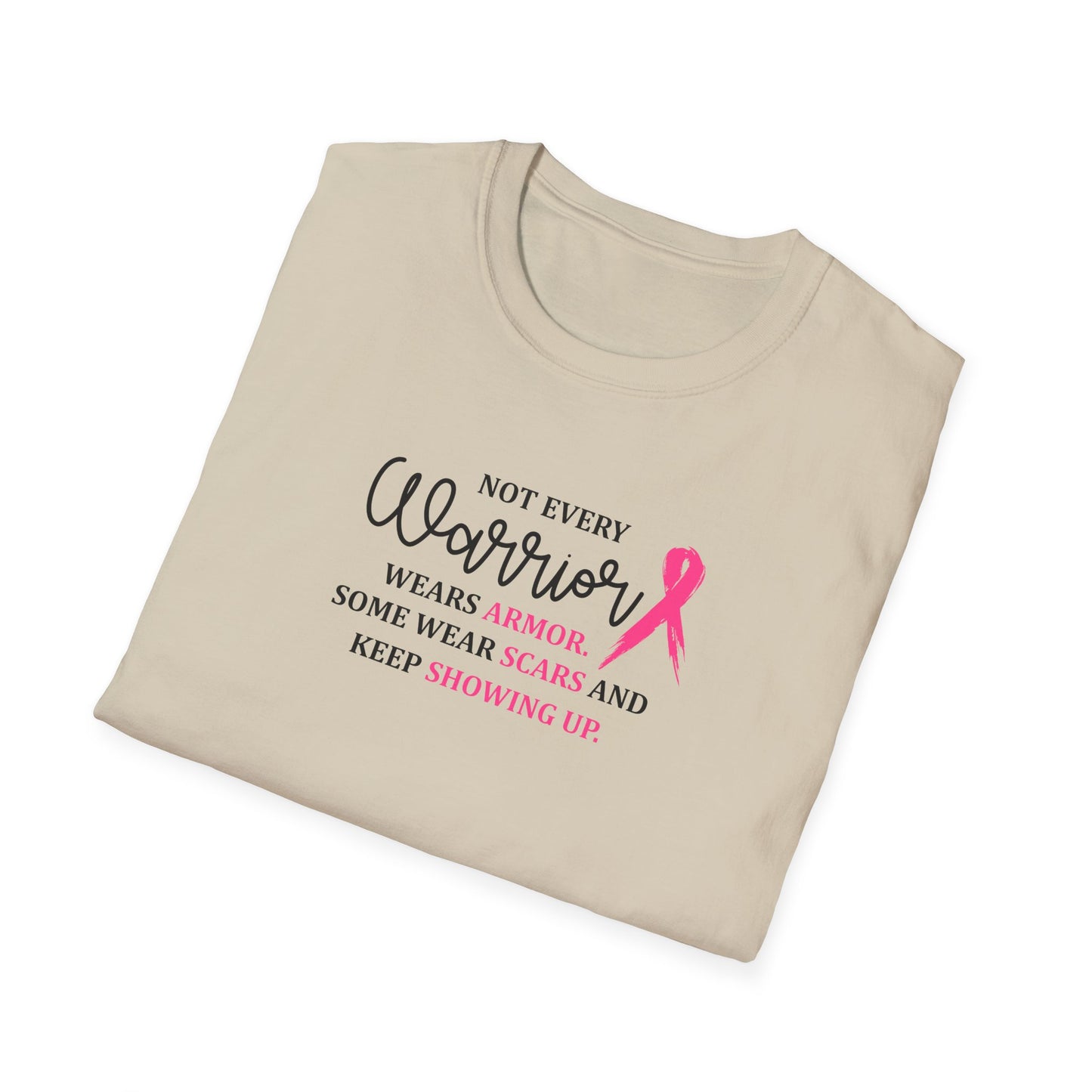 Not Every Warrior Wears Armor Breast Cancer Warrior T-Shirt