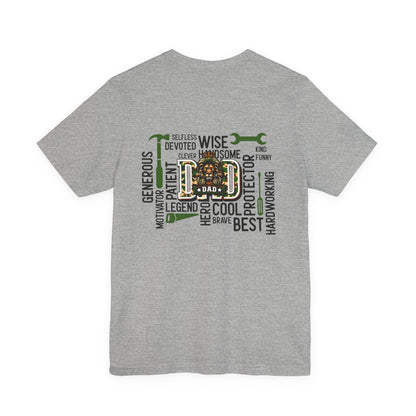 Best Dad Toolbox Word Cloud T-Shirt