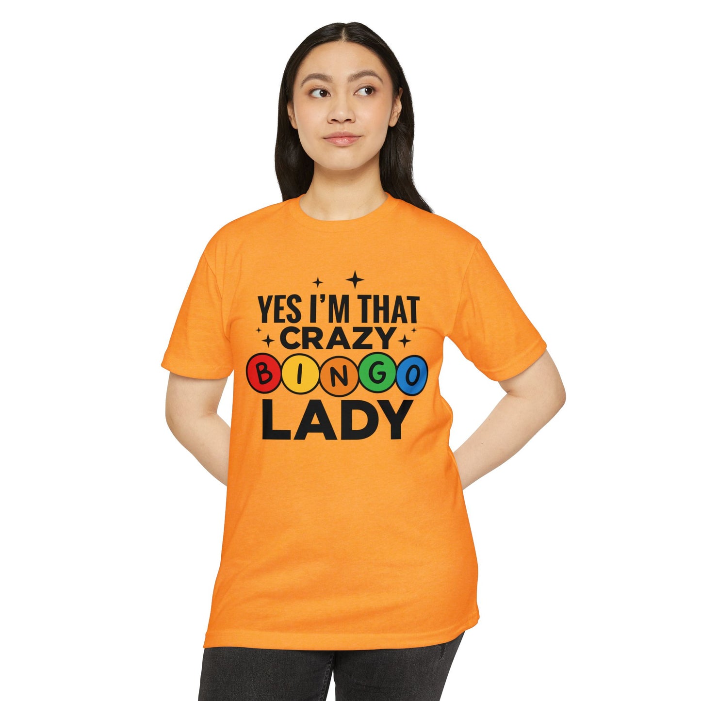 Bingo Lady T-Shirt — "Yes I'm That Crazy Bingo Lady" Funny Graphic Tee
