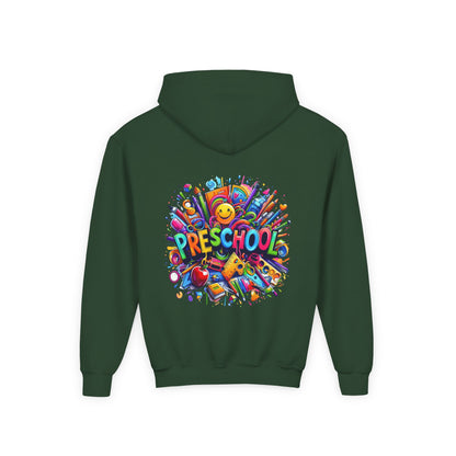 Preschool Kids Hoodie — Colorful Back-to-School Preschool Design