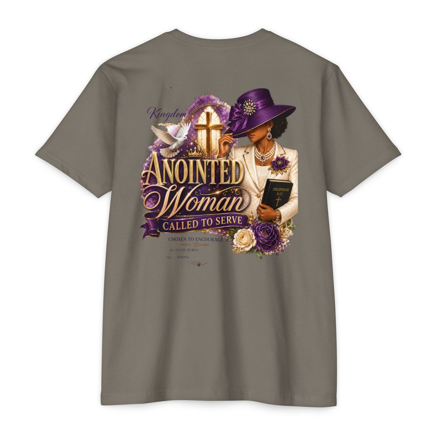 Anointed Woman T-Shirt — "Called to Serve" Christian Faith Tee