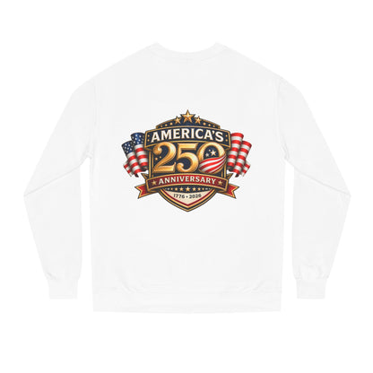 America's 25th Anniversary Sweatshirt — Patriotic USA Flag Crewneck (1776–2026)