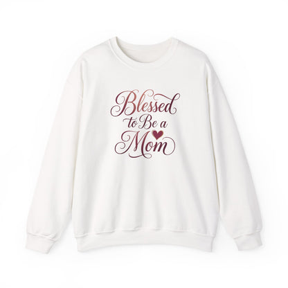 Blessed to Be a Mom Crewneck Sweatshirt
