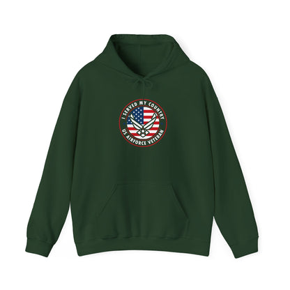I Served My Country US Airforce Veteran  Hoodie