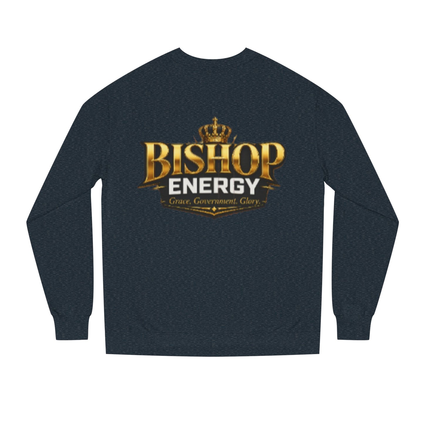 Bishop Energy Crewneck Sweatshirt — Gold Crown Logo Streetwear