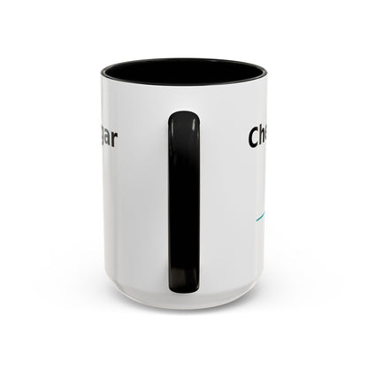Accent Coffee Mug – 'Checking My Blood Sugar Like It's My Job' Diabetes Awareness Mug