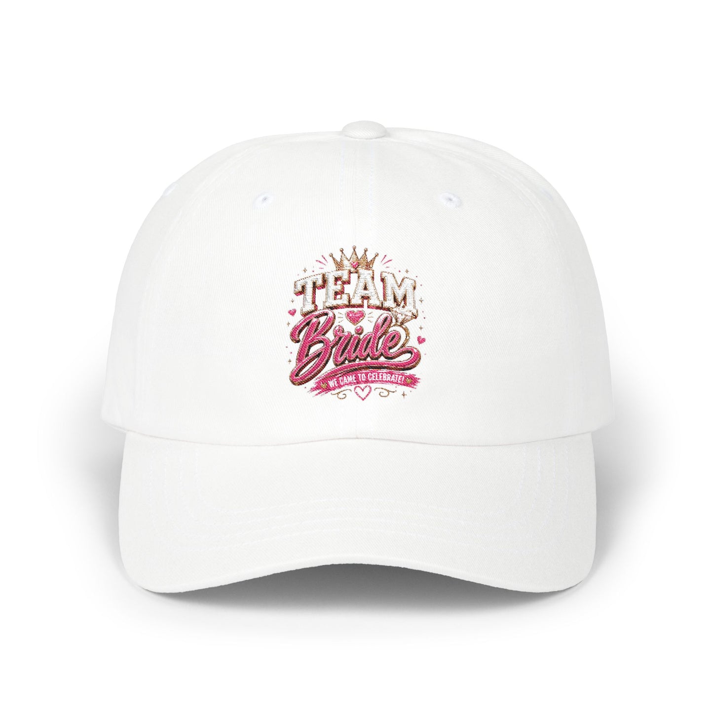 Dad Cap – "Team Bride" Embroidered Bachelorette Party Hat