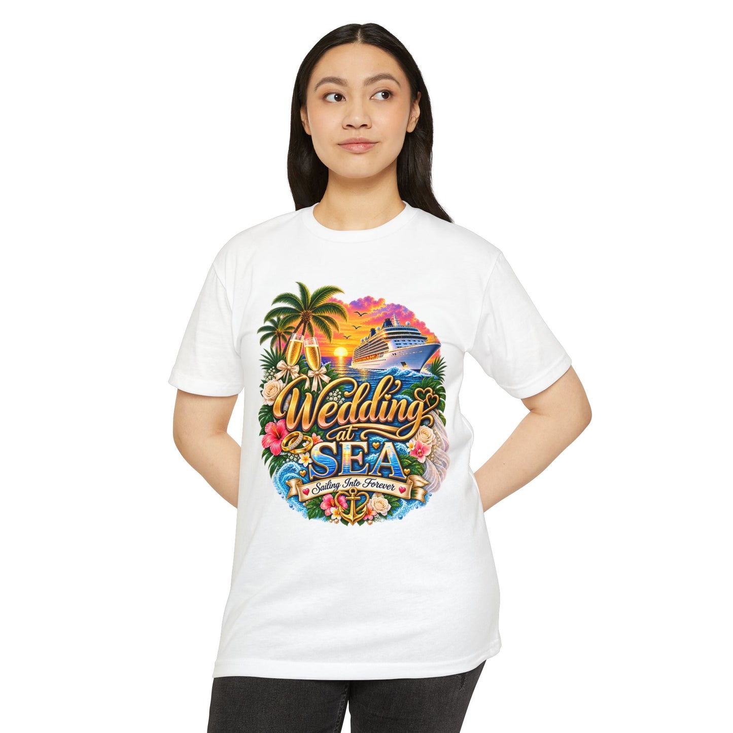 Wedding at Sea Cruise T‑Shirt