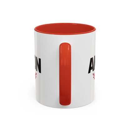 Akron Est. 1825 Accent Coffee Mug — Vintage City Pride Ceramic Mug
