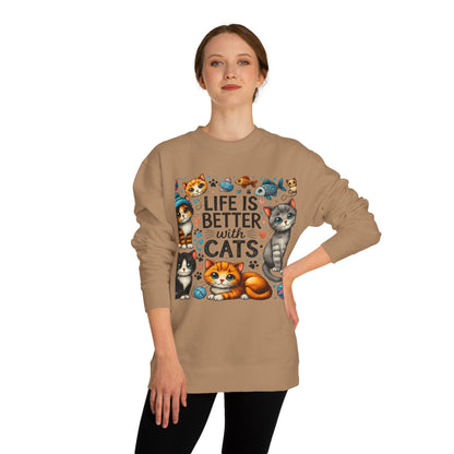 Life Is Better With Cats Sweatshirt