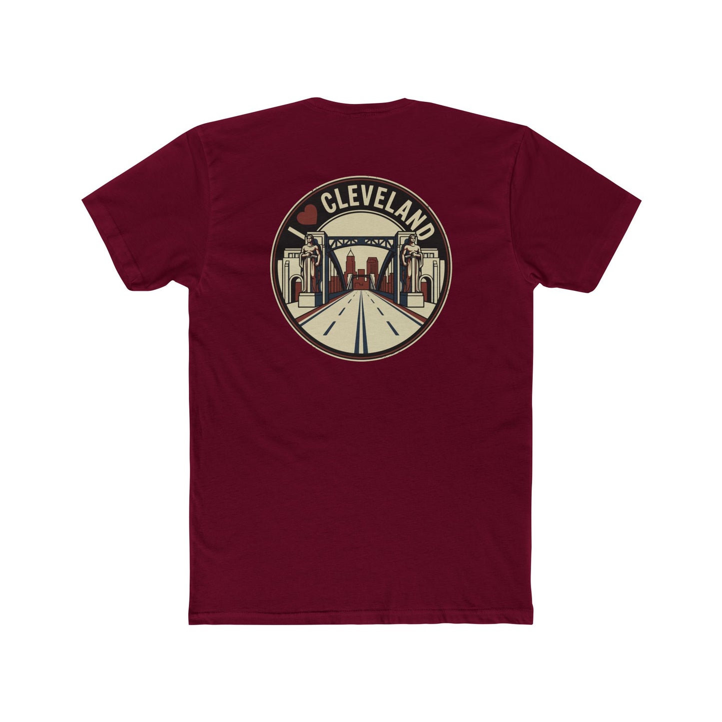 Cleveland Retro Cityscape Tee — I  Cleveland Graphic T‑Shirt