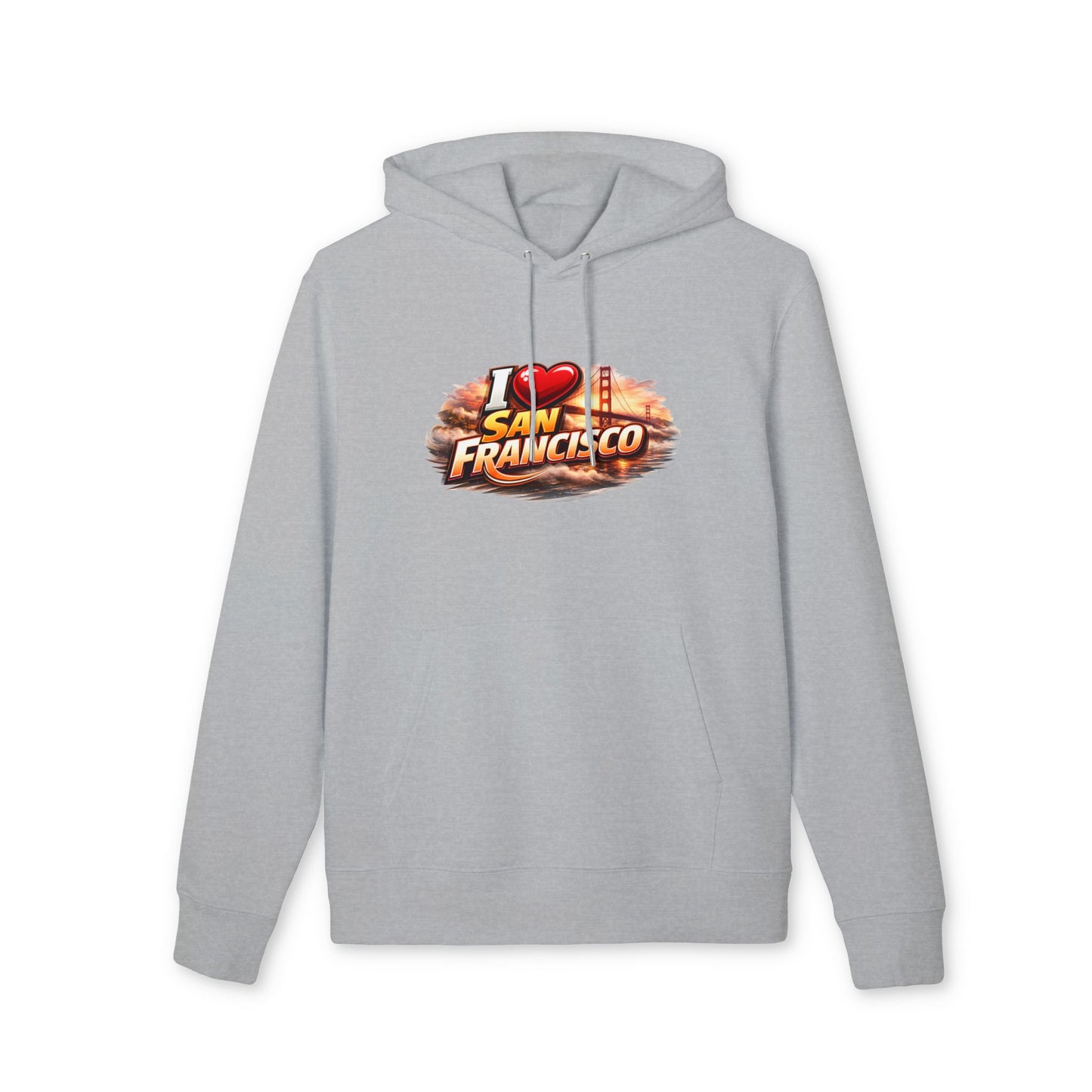 I Love San Francisco Hoodie — Retro City Skyline Graphic