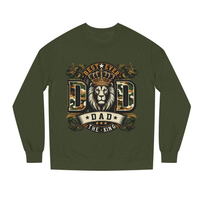 Dad The King Lion Sweatshirt – Best Ever DAD Camouflage Design