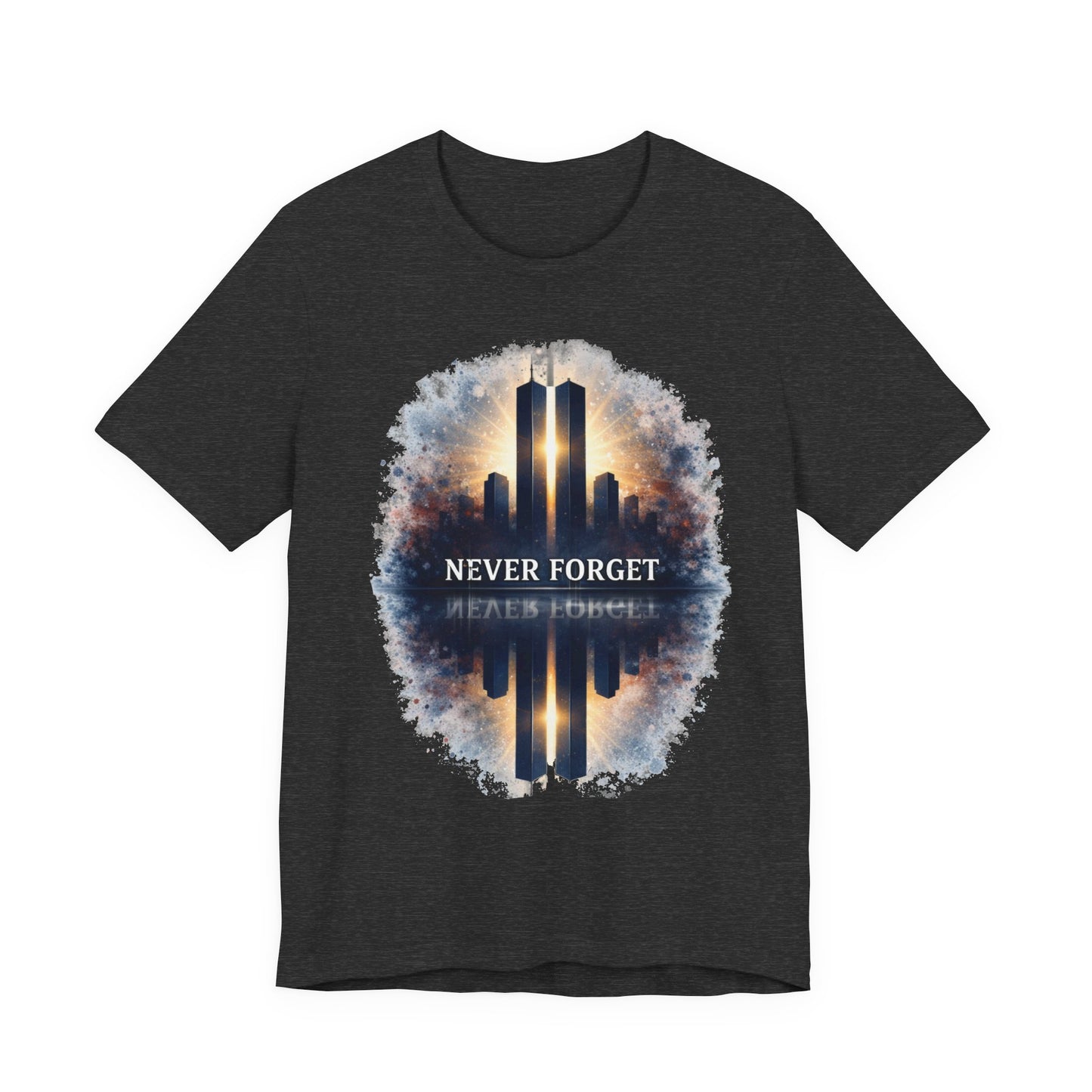 9/11 Never Forget Tee — World Trade Center Memorial Shirt