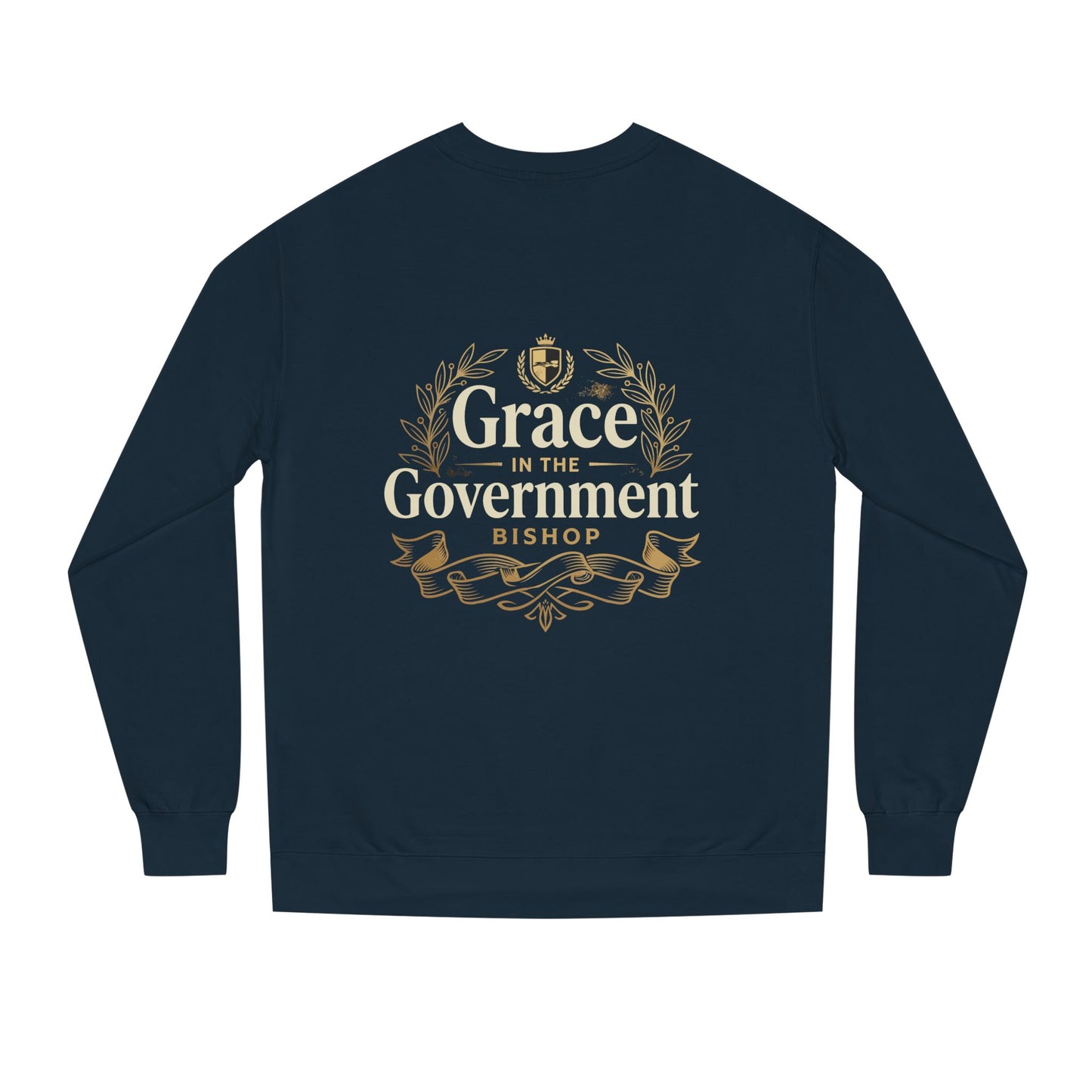 Grace in the Government Sweatshirt — Bishop Inspirational Christian Crewneck