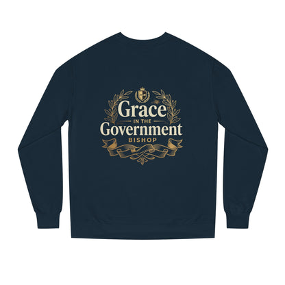 Grace in the Government Sweatshirt — Bishop Inspirational Christian Crewneck