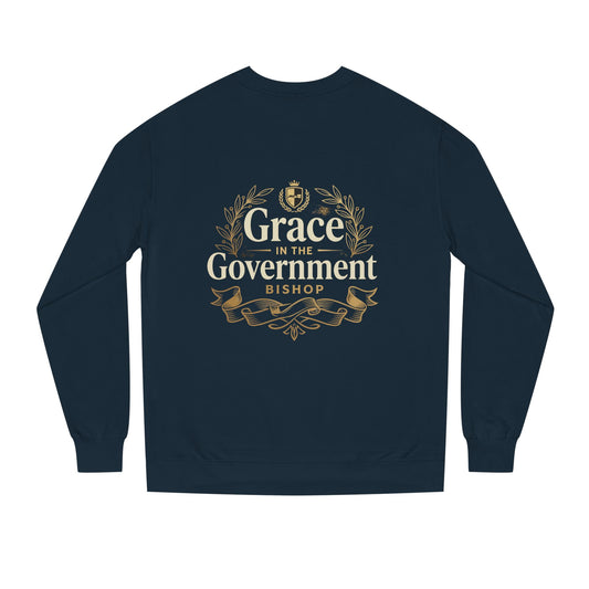 Grace in the Government Sweatshirt — Bishop Inspirational Christian Crewneck