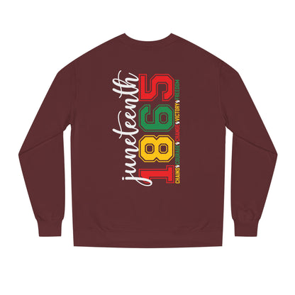 Juneteenth 1865 Crewneck Sweatshirt – Black Liberation Pride Graphic