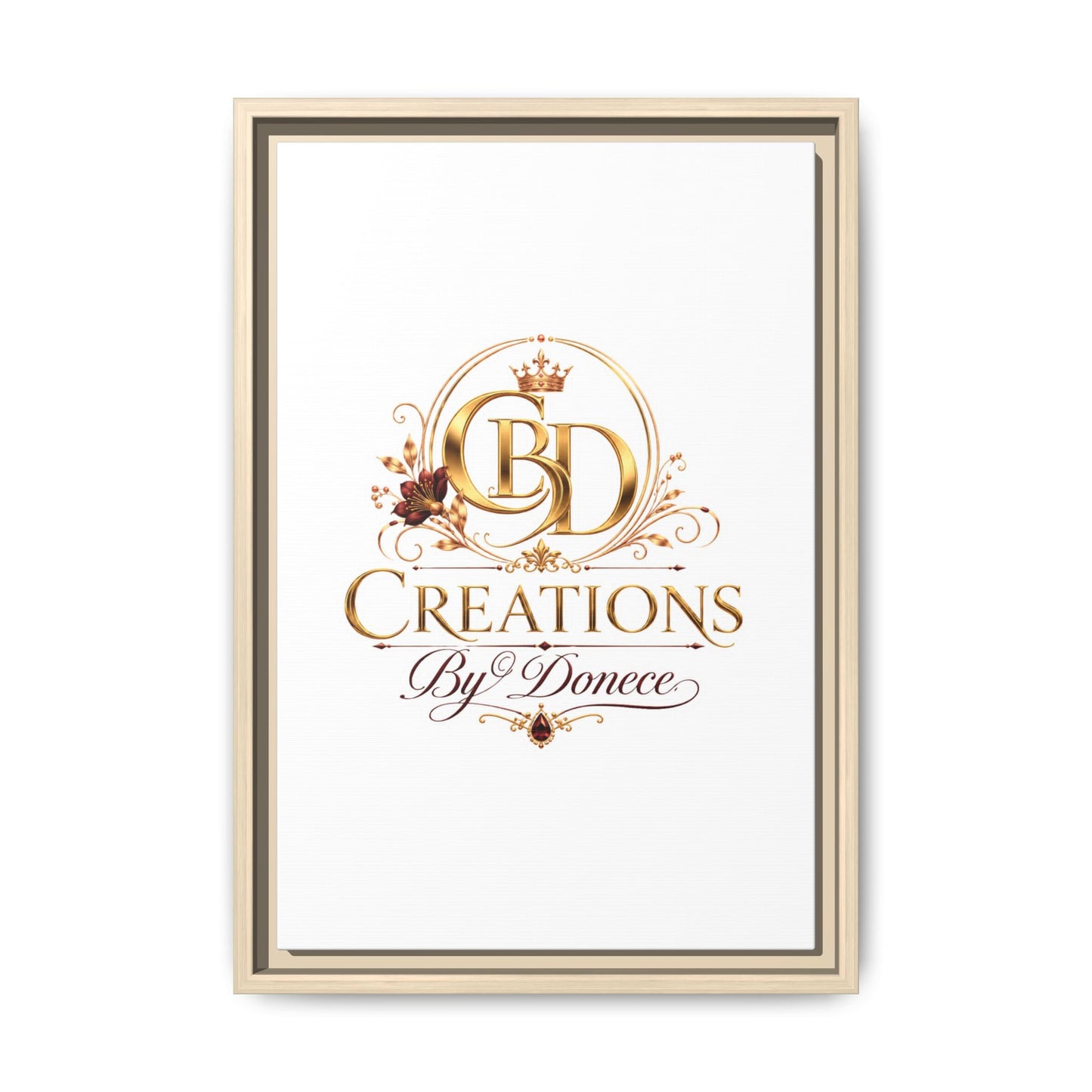 Creations By Donece — Framed Matte Canvas Wall Art